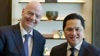 Erick Thohir Respons Dukungan Gianni Infantino Setelah Jadi Menpora: Semoga Sinergi Indonesia - FIFA Makin Erat